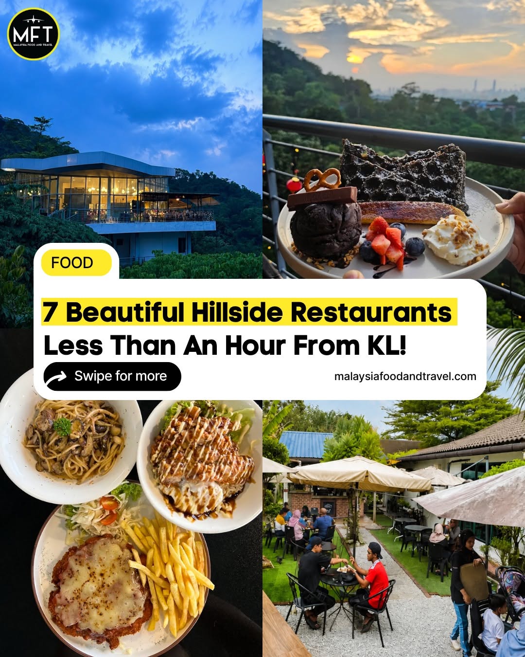 Seven Hillside Restaurants Near Kuala Lumpur