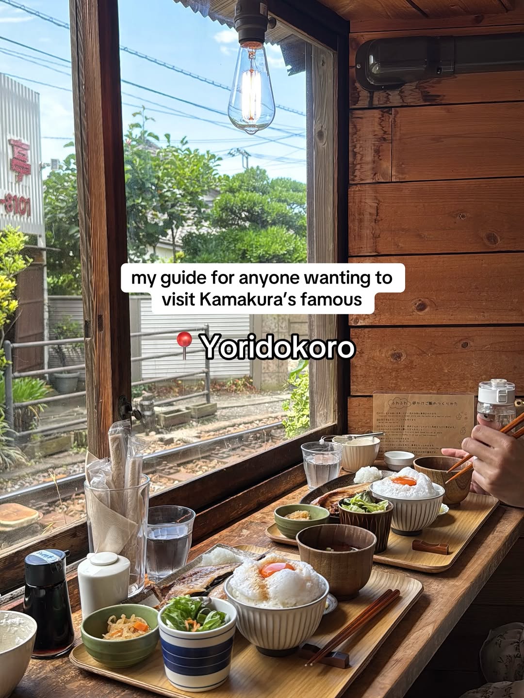 Kamakura Cafe Offers Unique Train View Breakfast