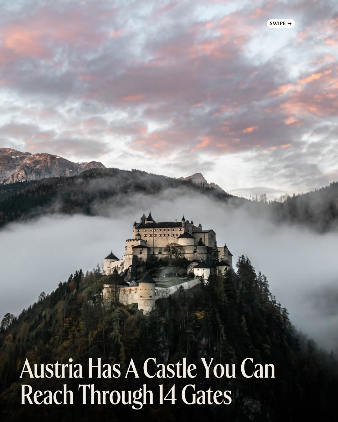 Austrian Castle's Imposing 14-Gate Defense