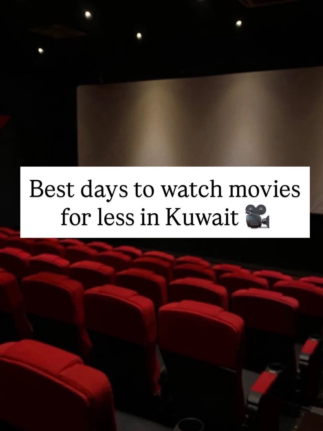 Kuwait Cinema Deals And Discount Days