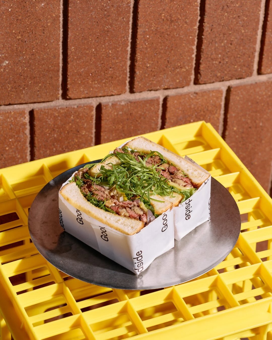 GoodSide Pastry House's Mongolian Beef Sando