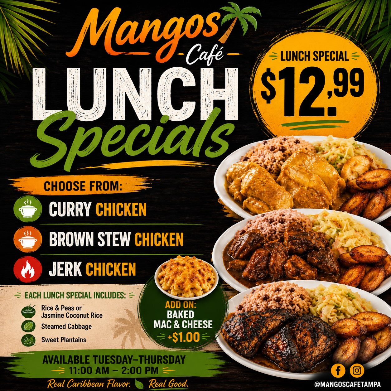 Mangos Southern Kitchen Lunch Specials