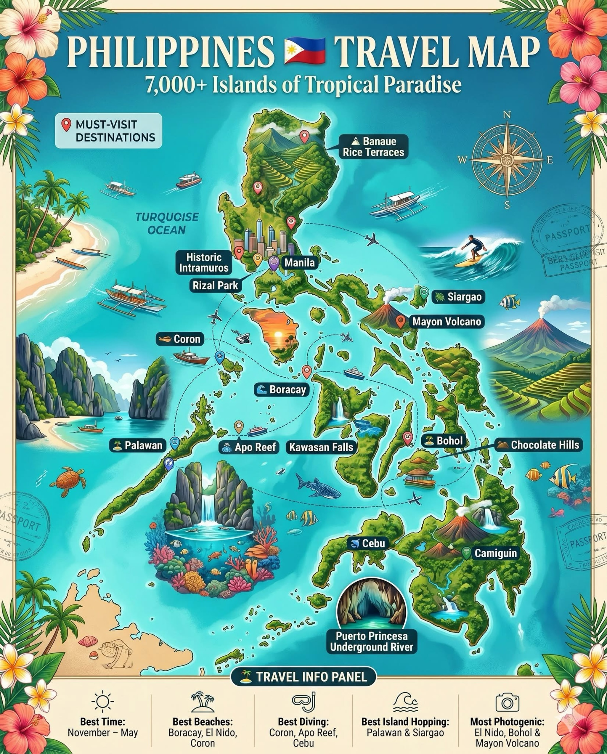 Philippine Islands' Top Destinations for Tropical Adventures