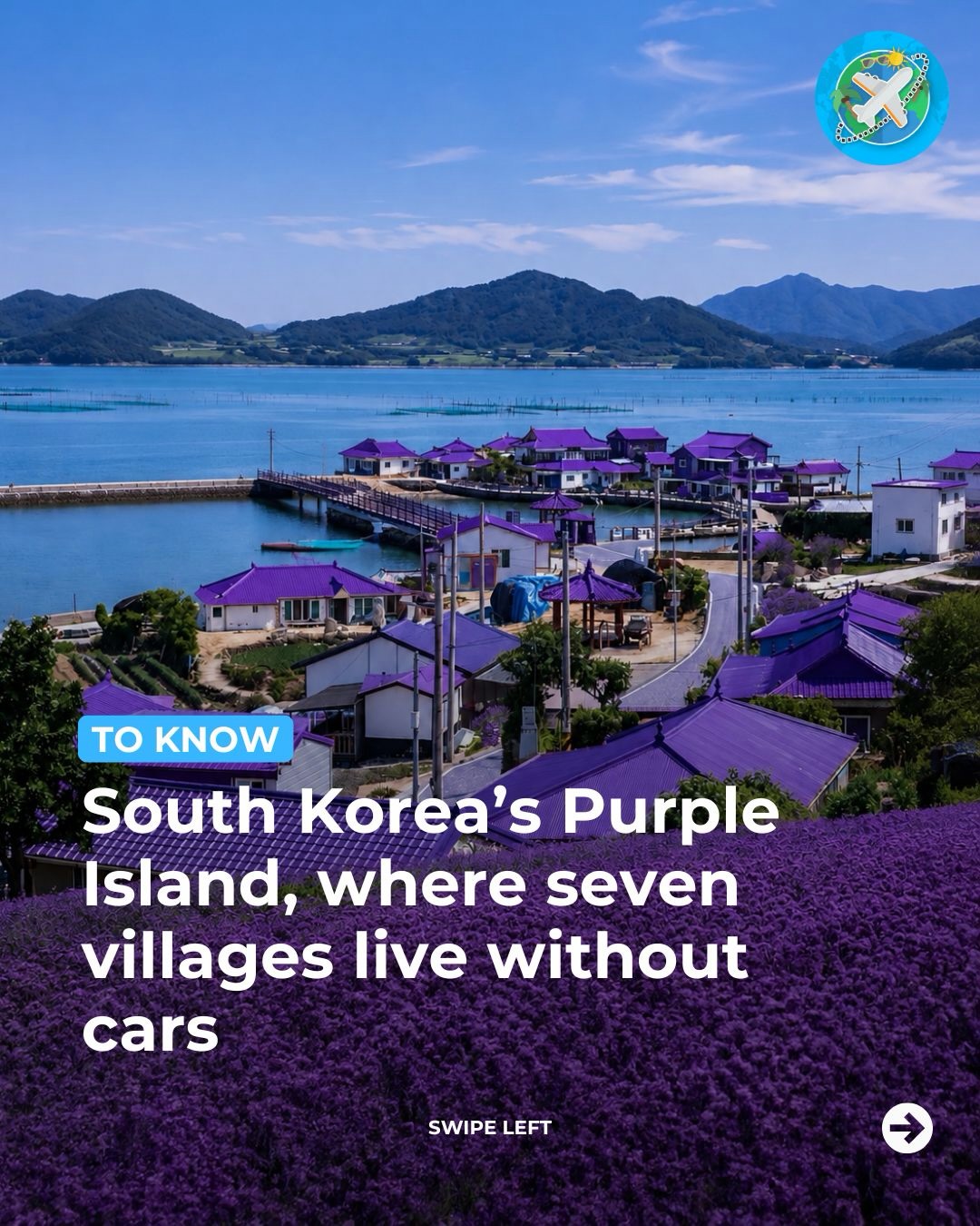 South Korea's Purple Island Offers a Unique Landscape