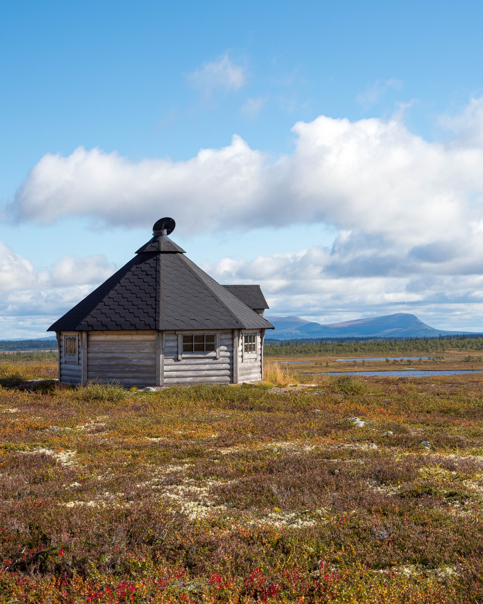 Grill Huts For Autumn Mountain Excursions