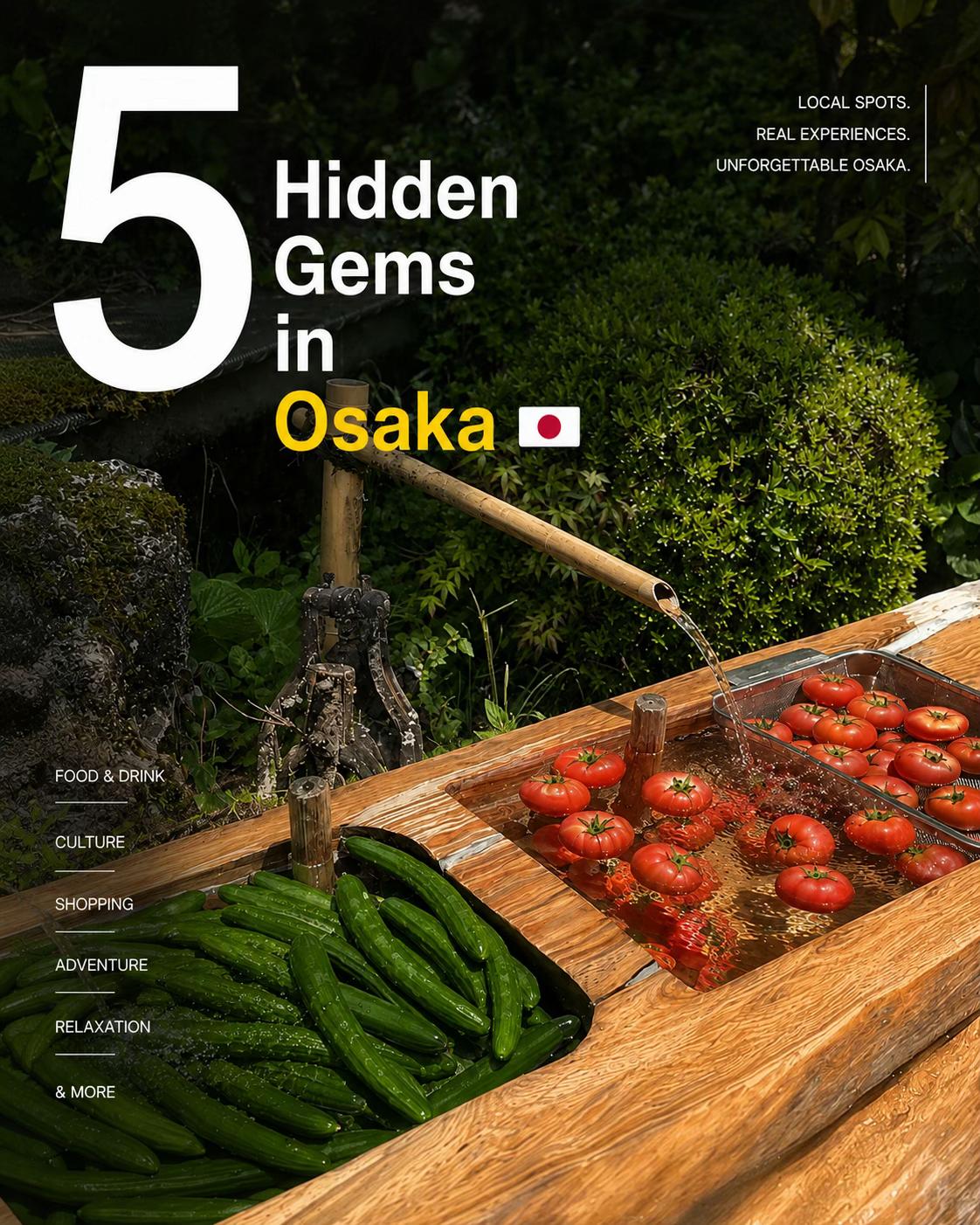 Osaka's Local Favorites Beyond Tourist Spots