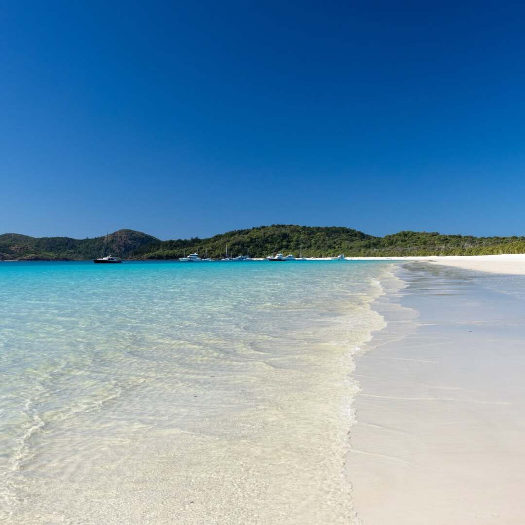 Whitehaven Beach and Whitsunday Island Scenery