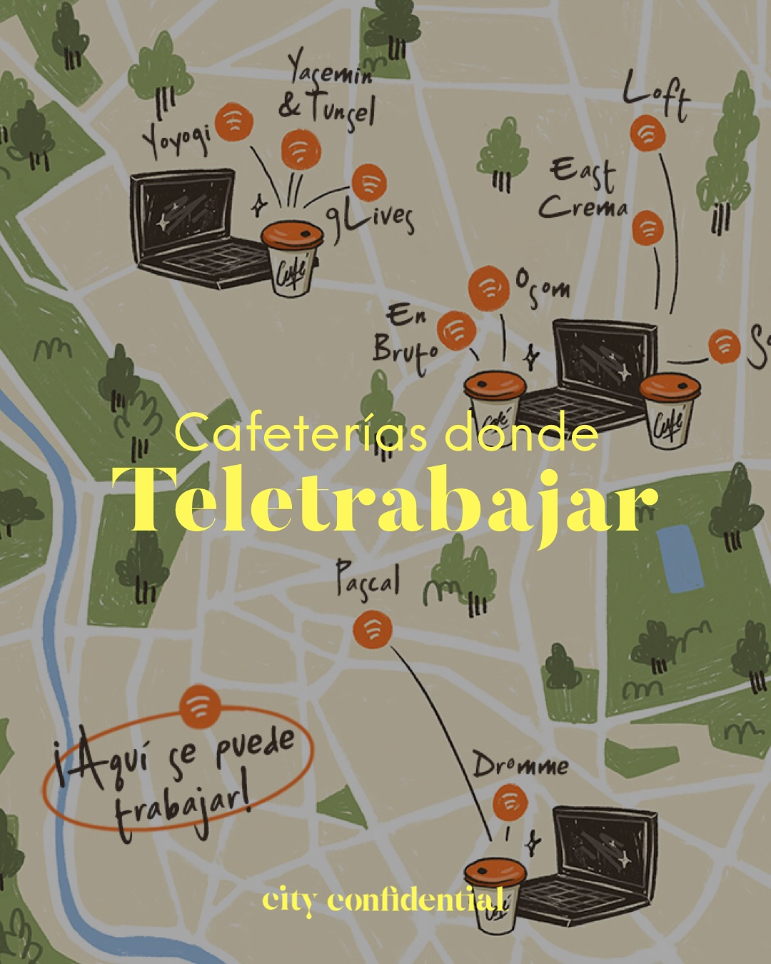 Madrid Cafes For Remote Working