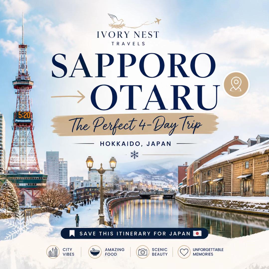 Sapporo and Otaru: A Romantic 4-Day Hokkaido Itinerary