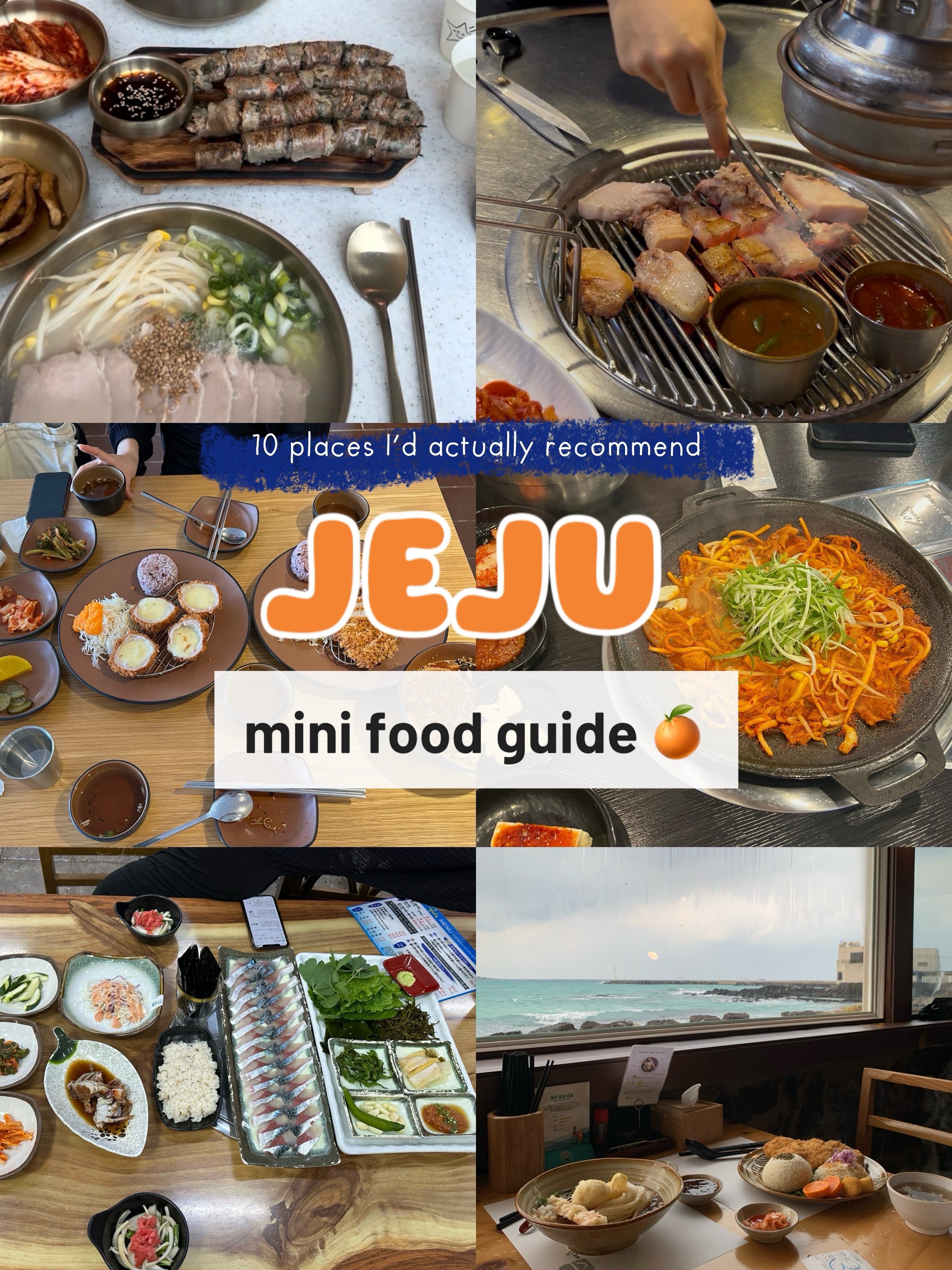 Top Jeju Food Spots: Black Pork To Local Delights