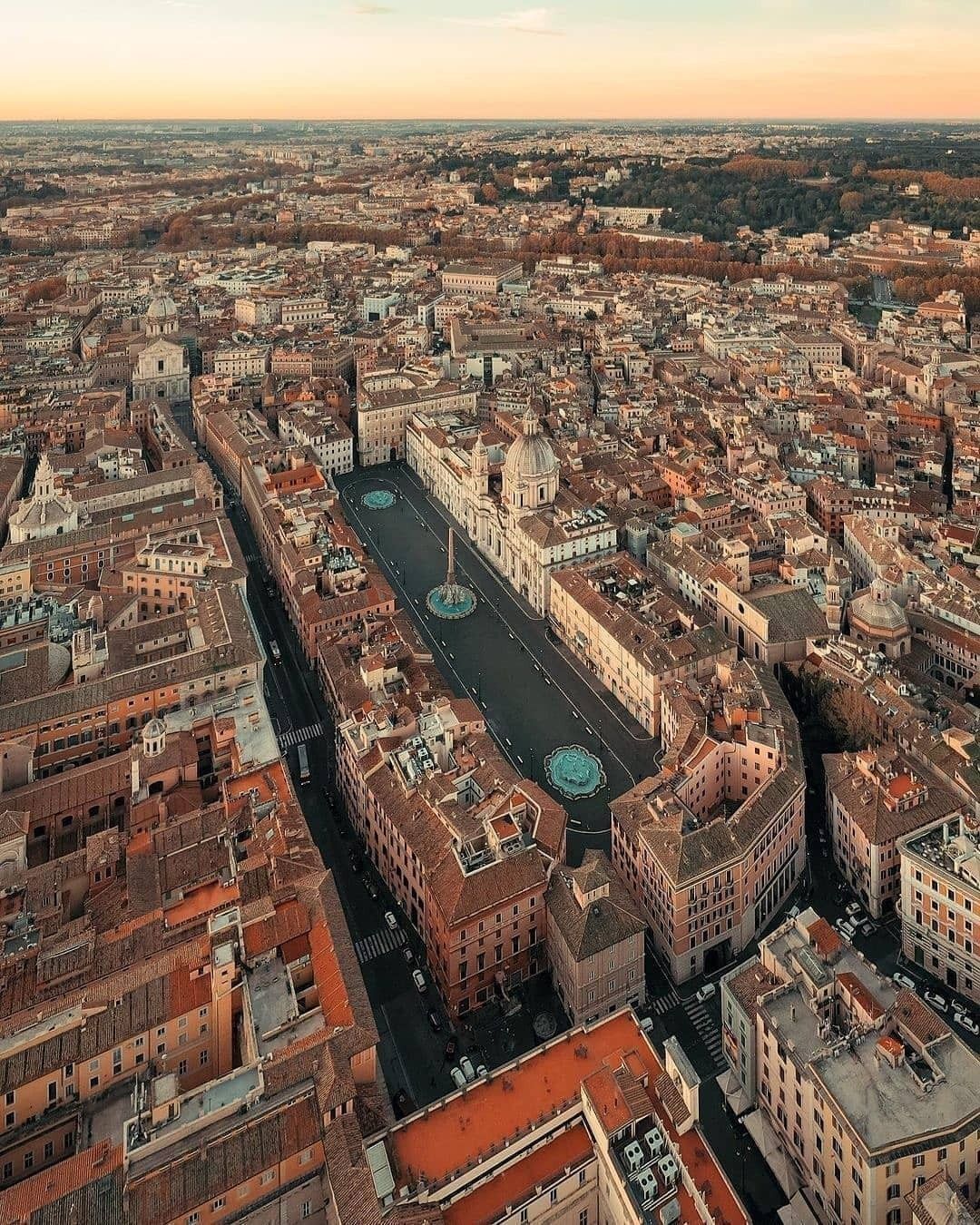 Piazza Navona's Grand Fountains