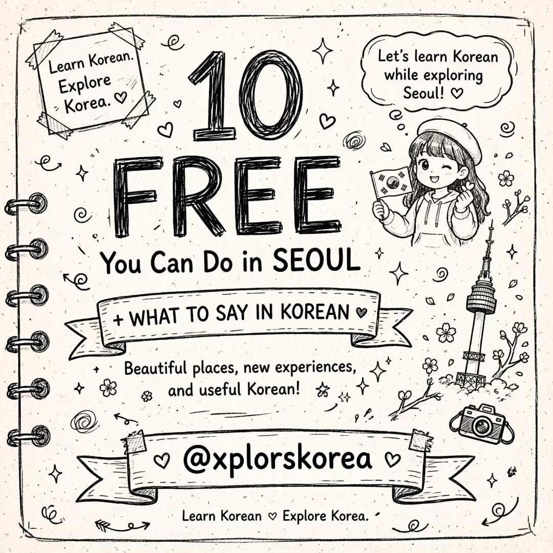 Free Seoul Attractions And Korean Travel Phrases