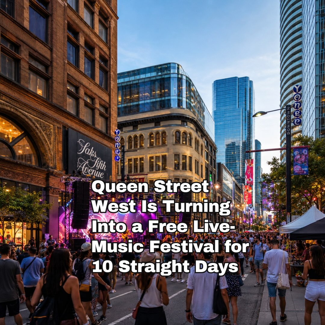 Toronto's Queen Street West Celebrates Live Music