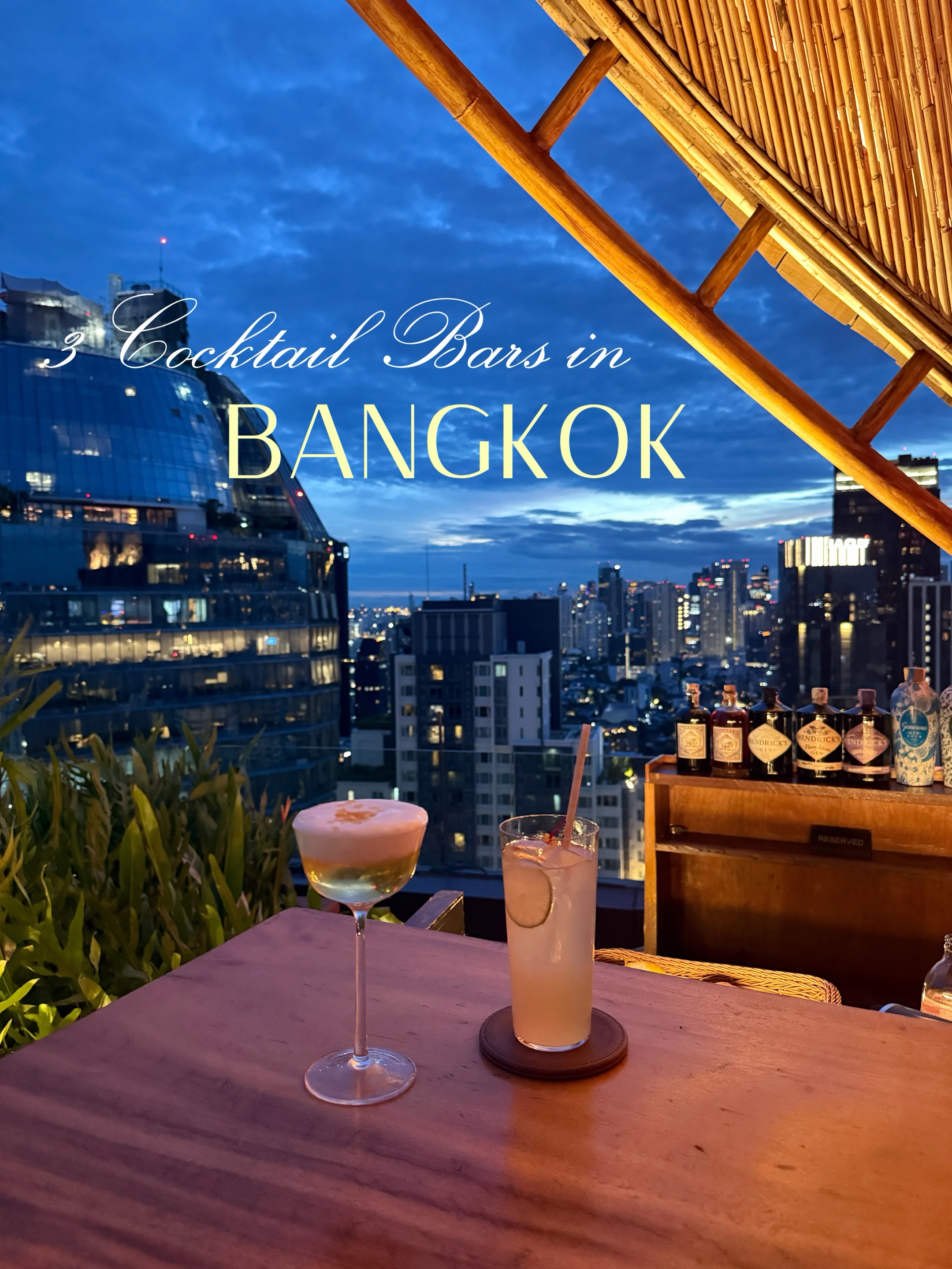 Bangkok's Top Cocktail Bars Offer Unique Flavors