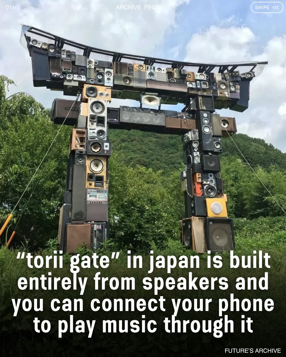 Thousand Torii Gates Speaker Installation