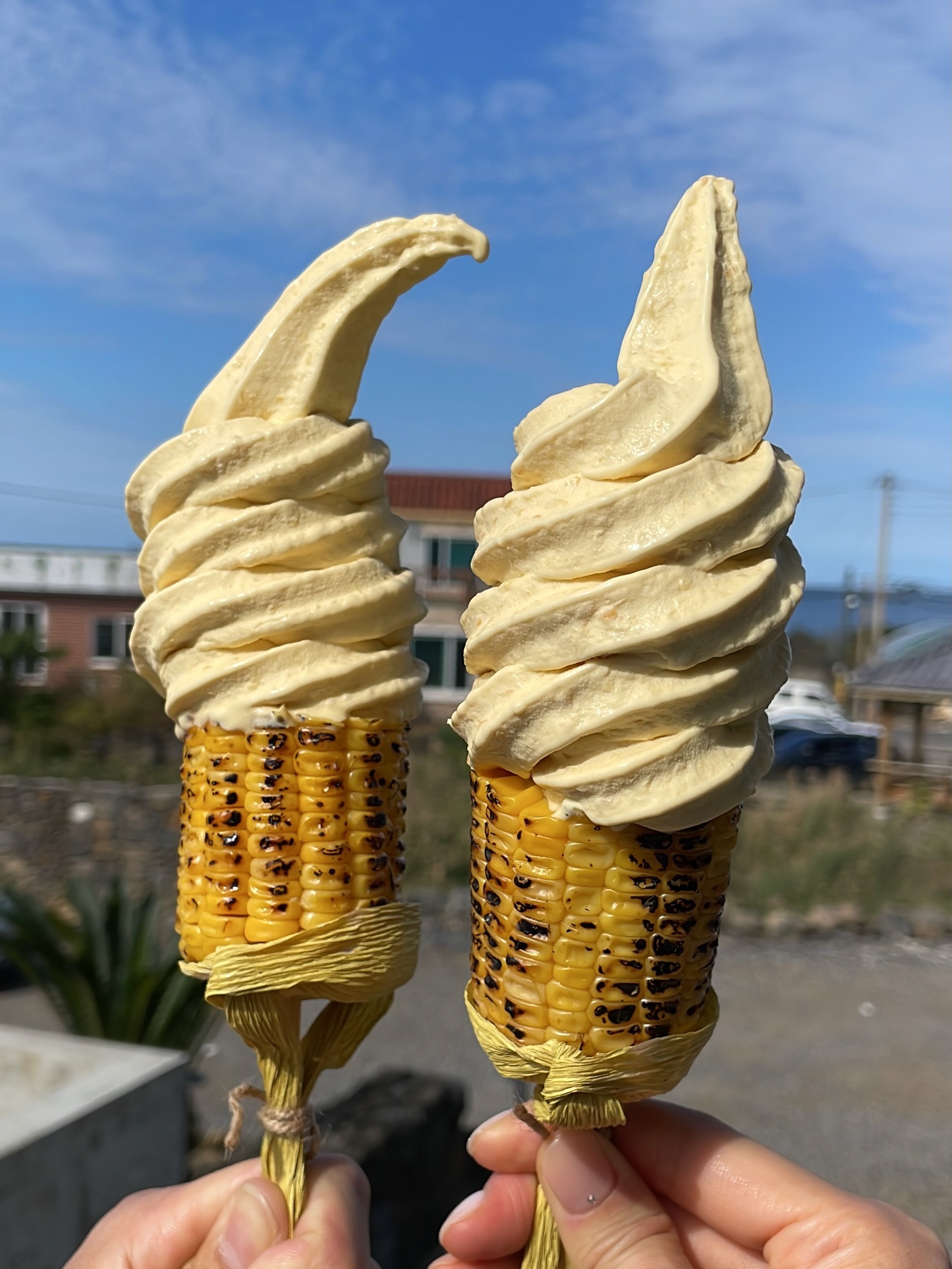 Jeju Cafe Serves Sweet Corn Ice Cream