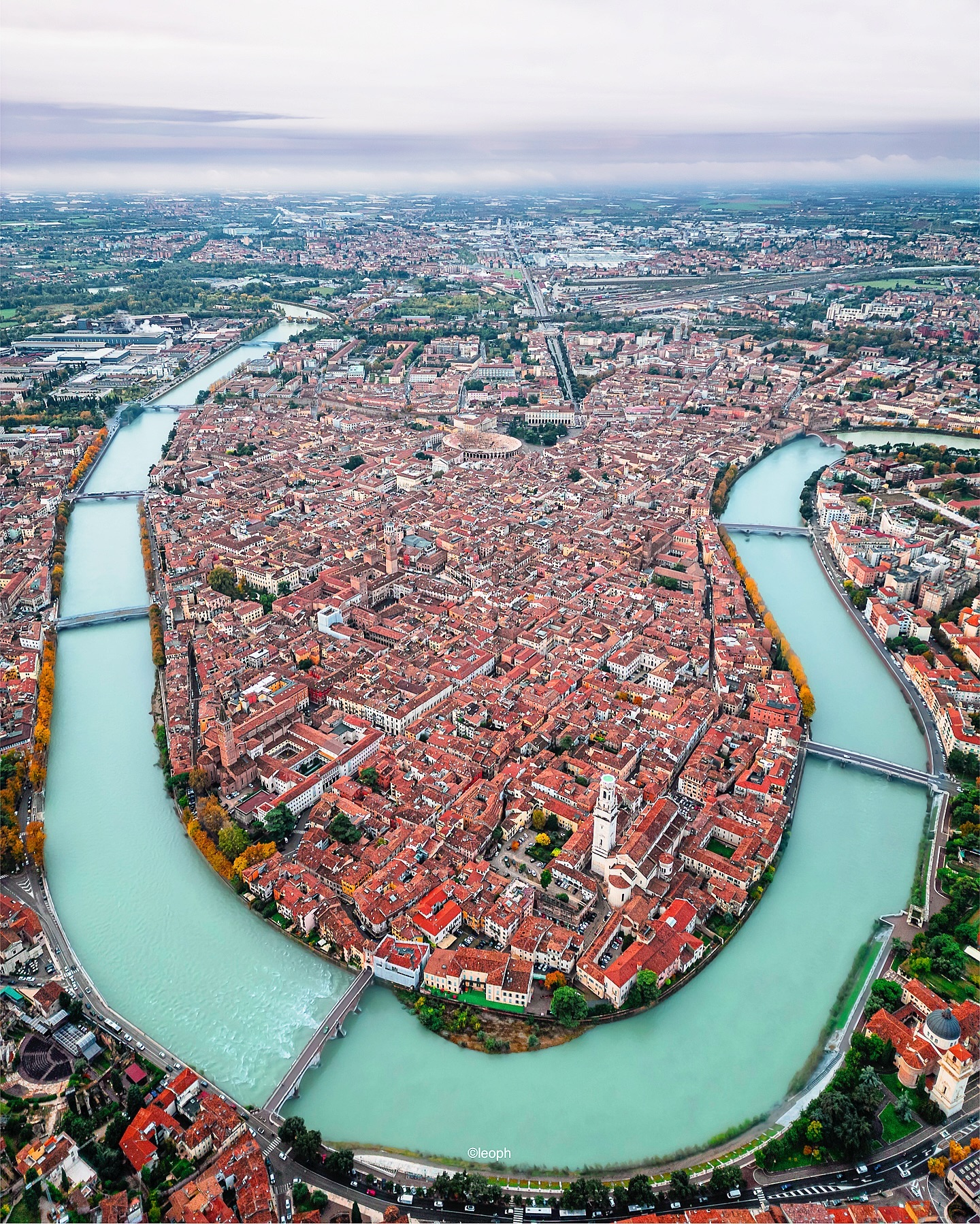 Verona's Horseshoe River Embrace