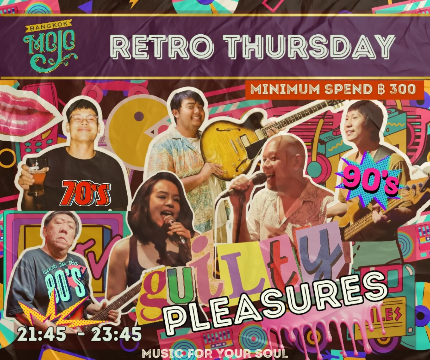 Bangkok Mojo Hosts Retro Thursday Music Night