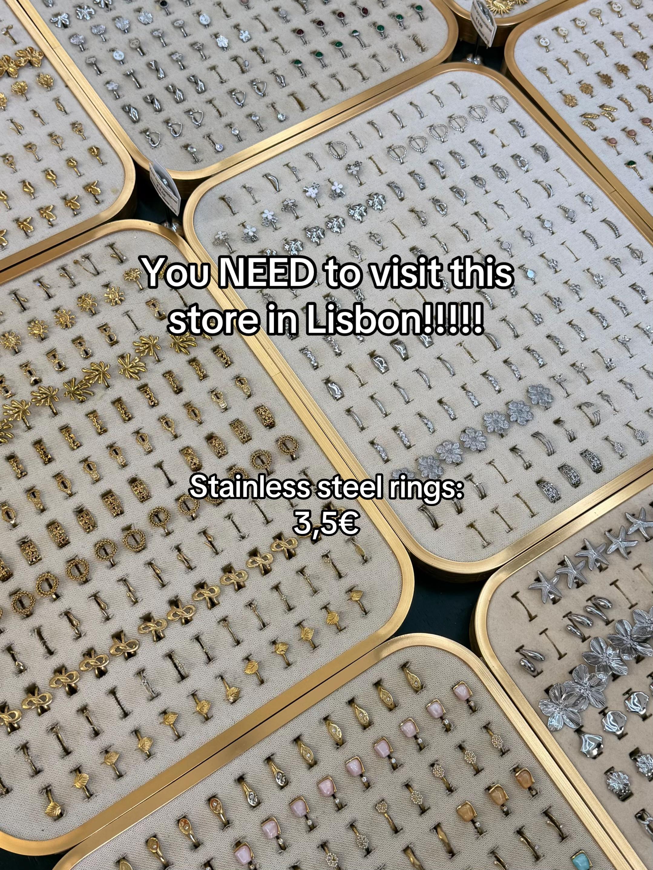Lisbon Jewelry Store Sells Affordable Stainless Steel Pieces