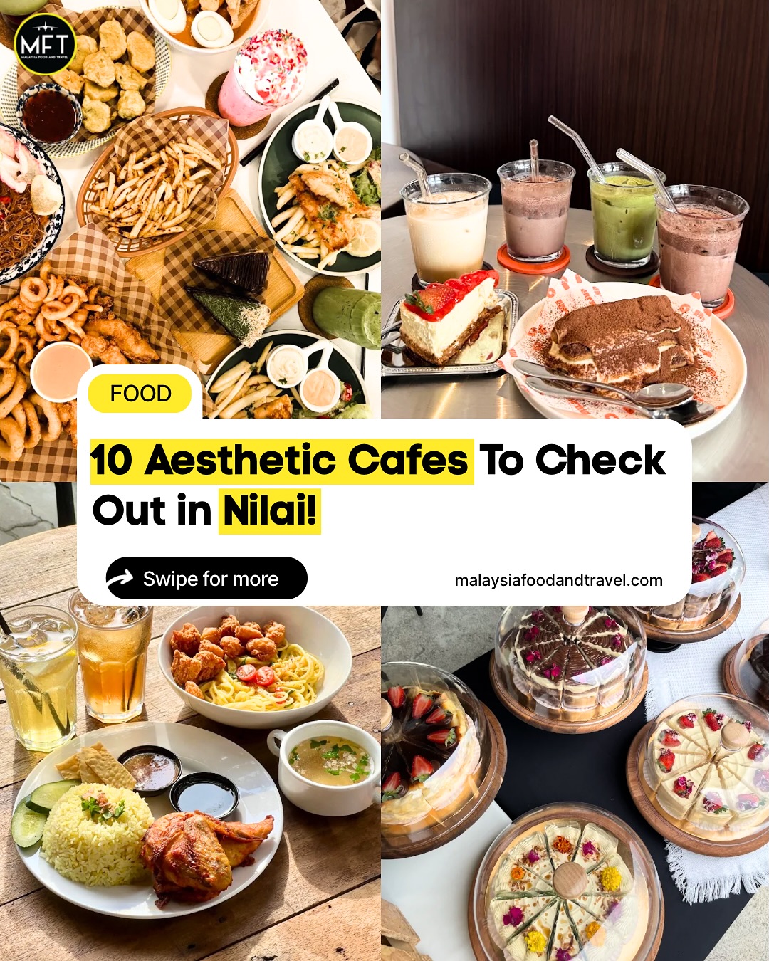 10 Cafes in Nilai