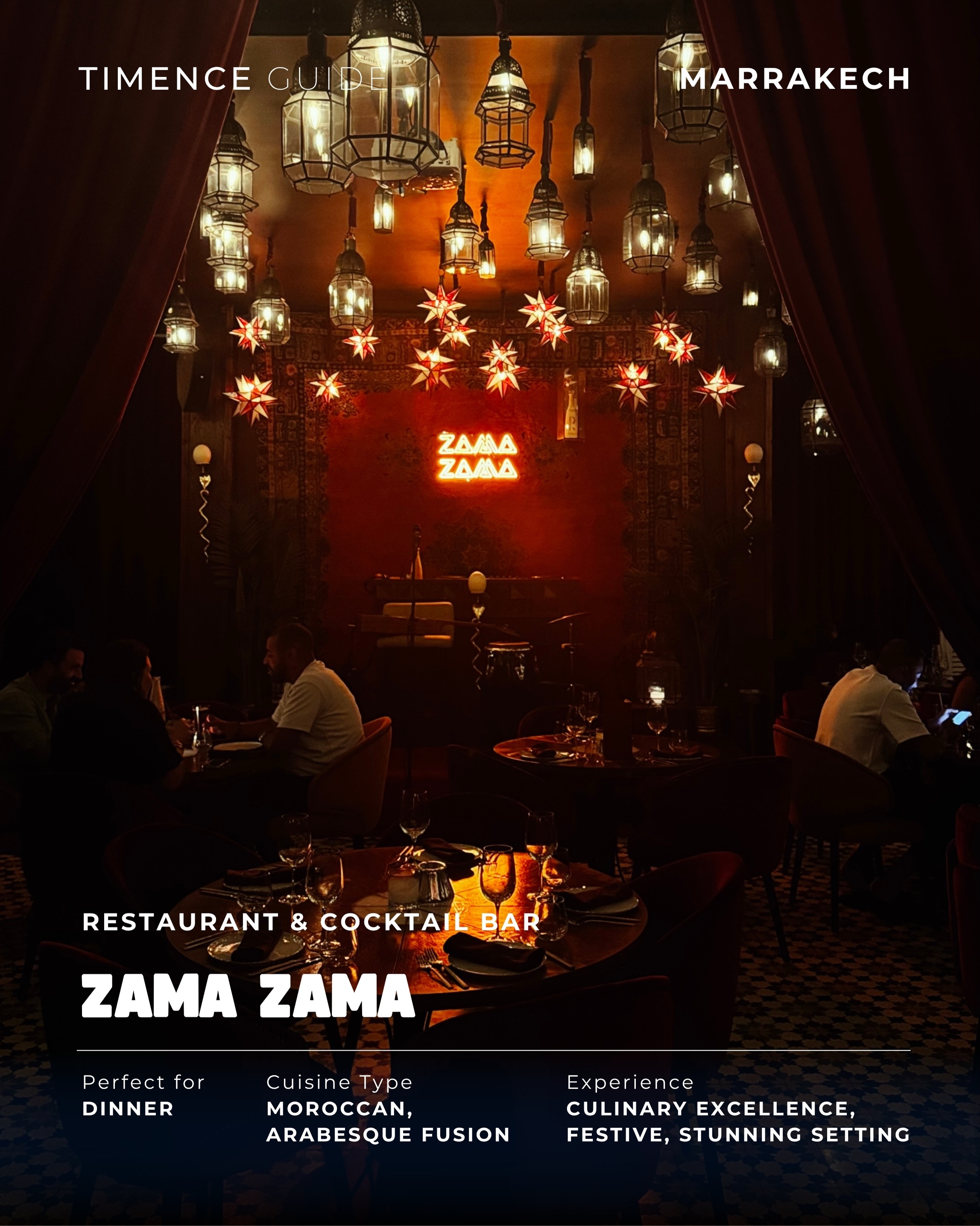 Moroccan Fusion Dining With Excellent Cocktails