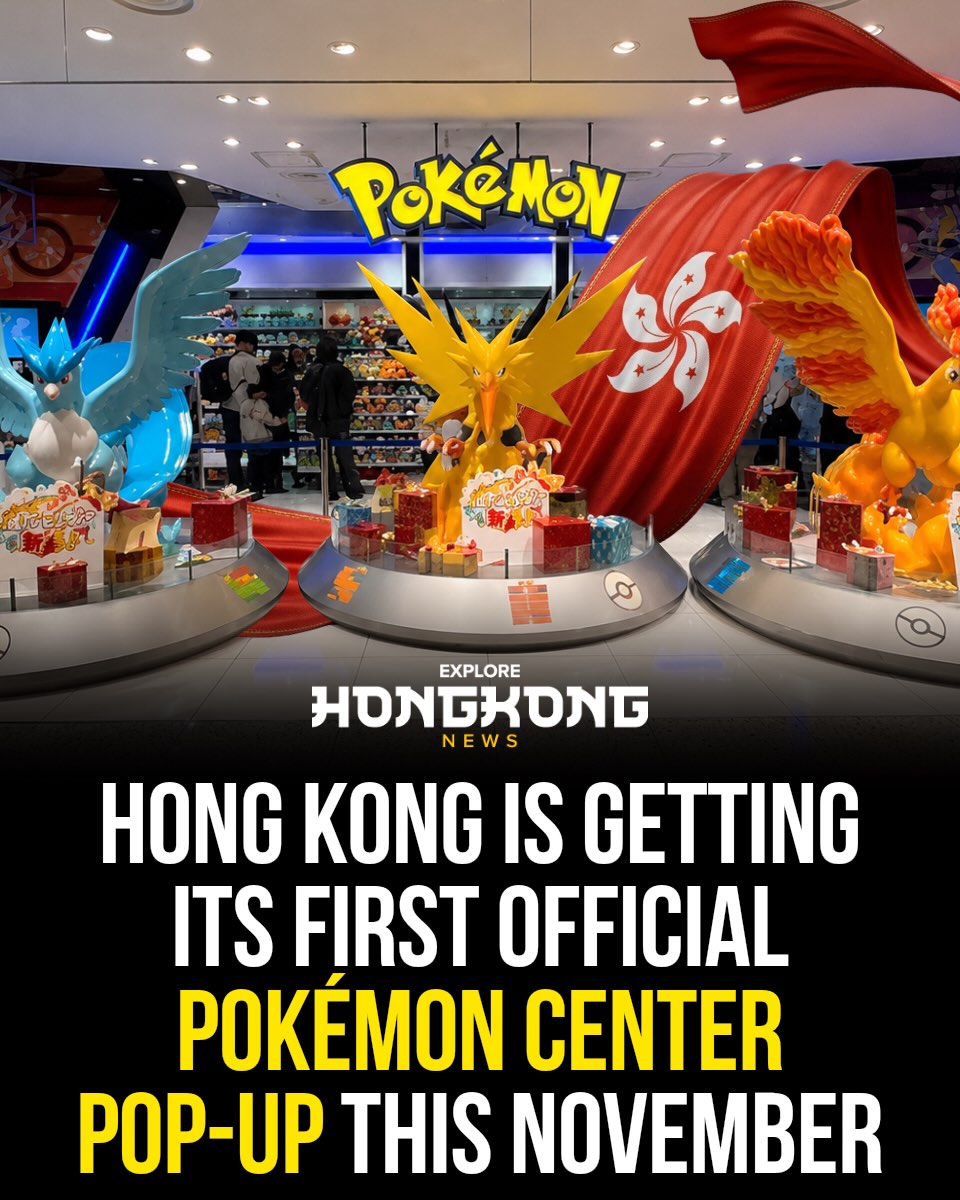 Hong Kong's First Pokémon Center Pop-Up Event