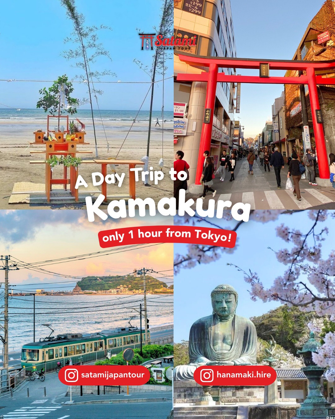 Kamakura Day Trip: Temples, Beach, and Street