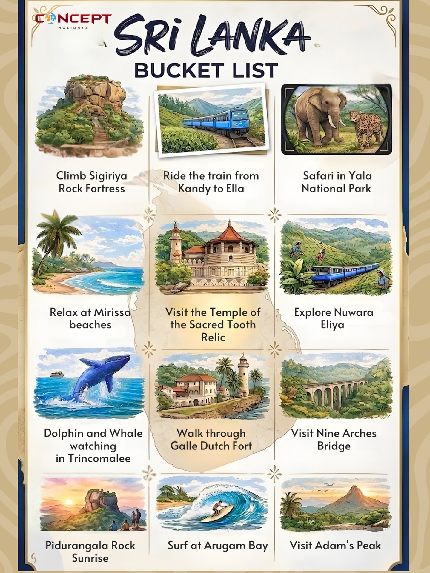 Explore Sri Lanka's Famous Cultural and Natural Attractions