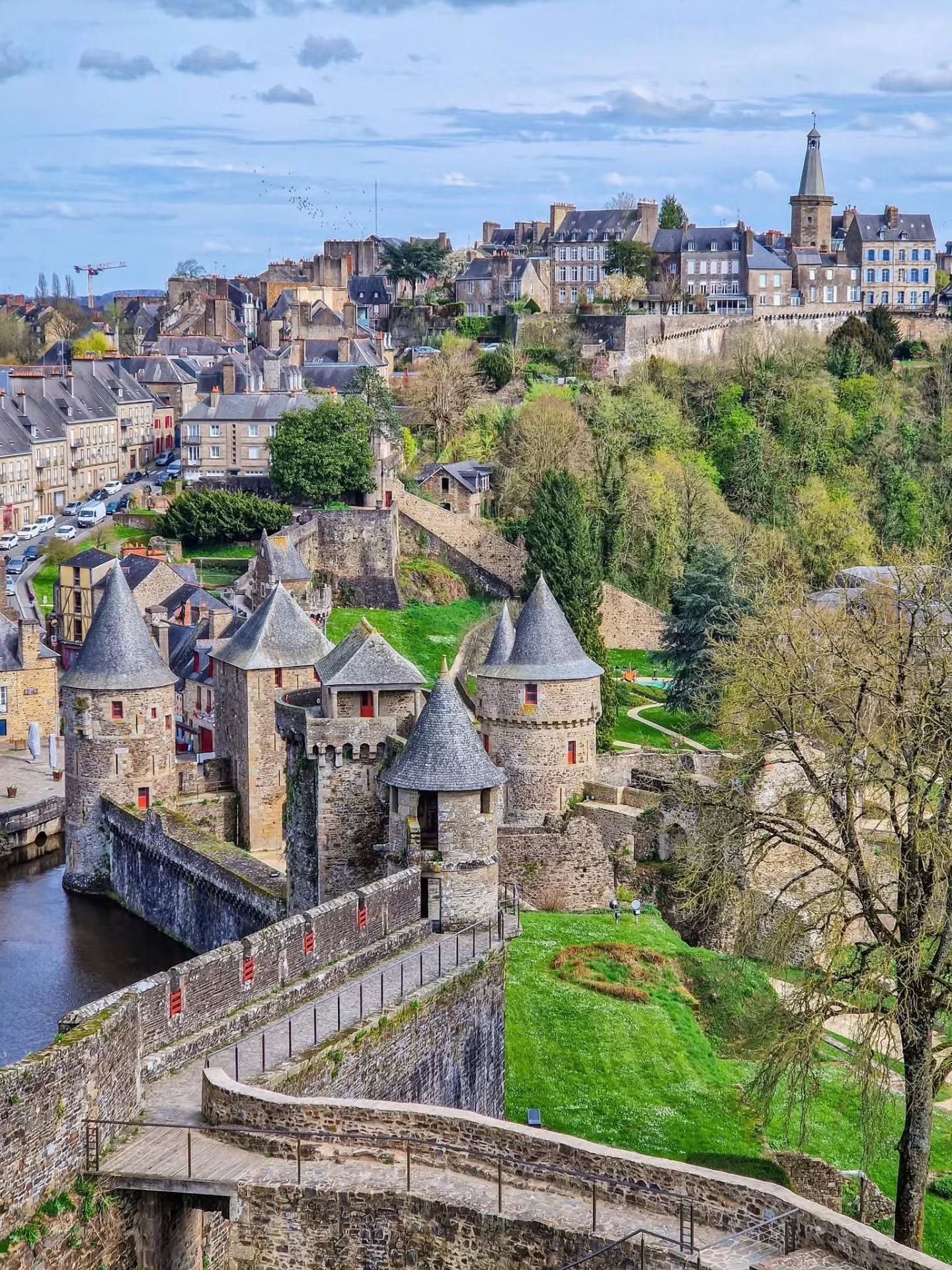 Fougères Medieval City and Its Grand Castle