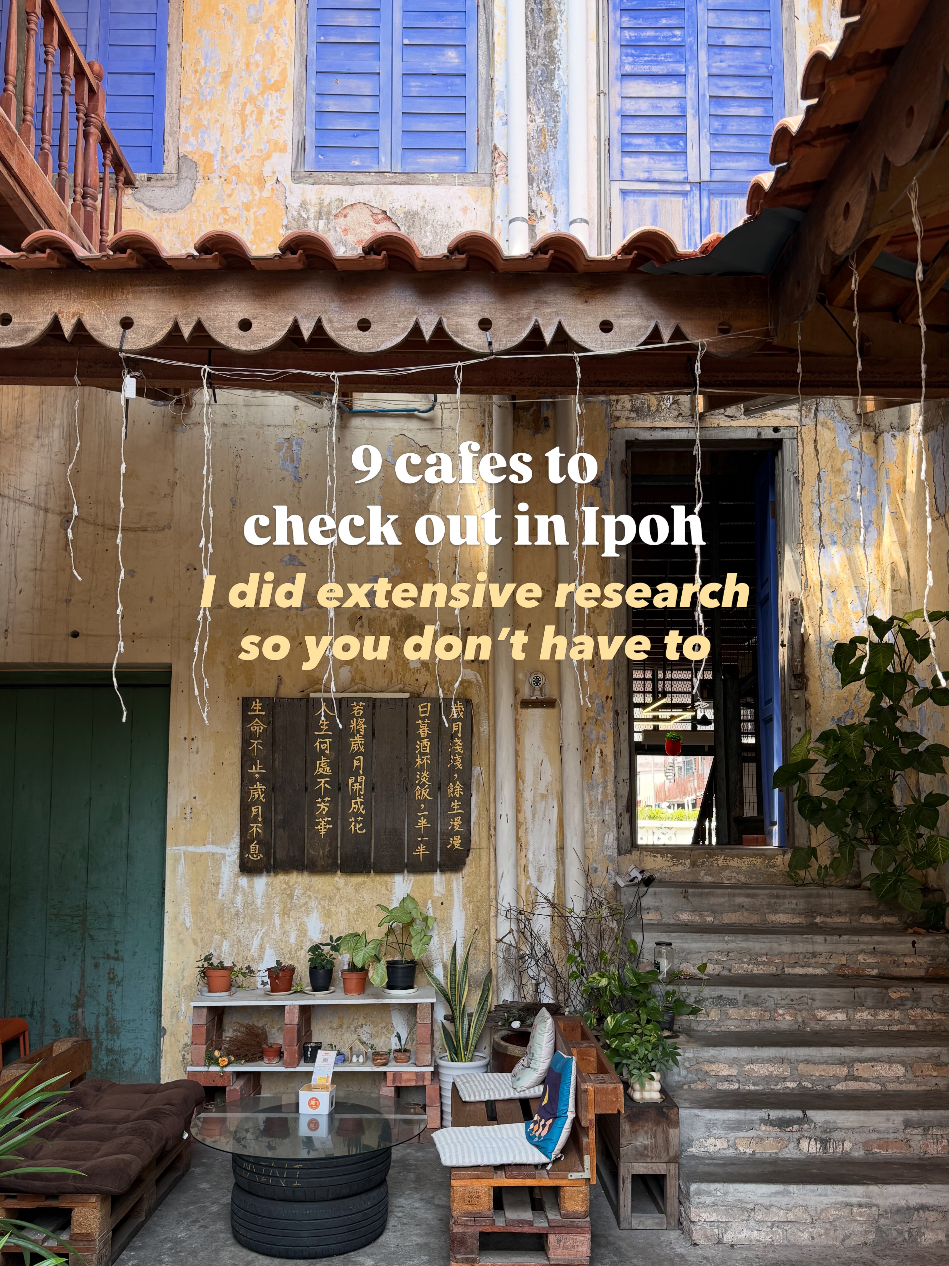 Ipoh Cafes Offer Unique Ambiance and Heritage Charm