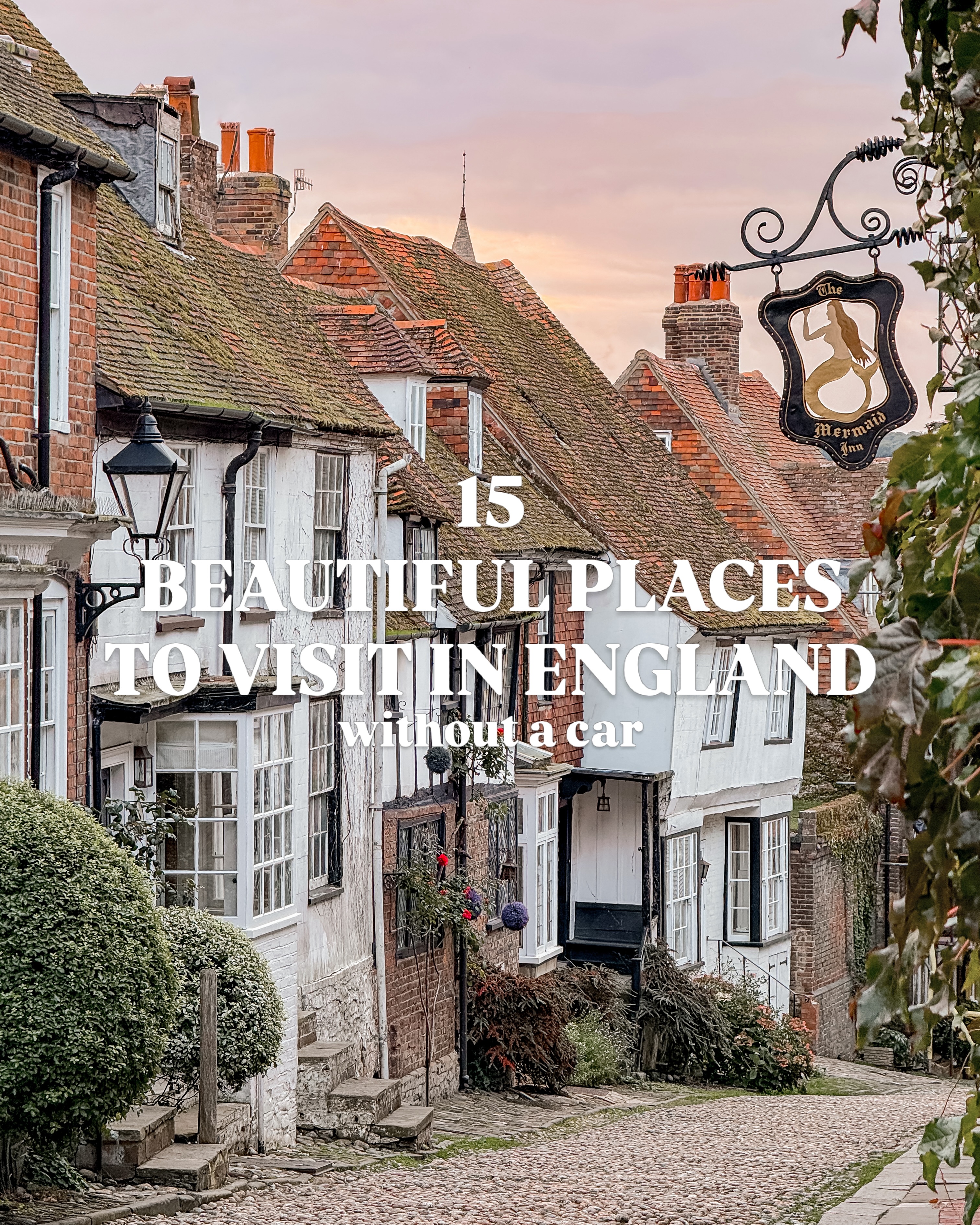 English Towns, Castles Accessible by Public Transport