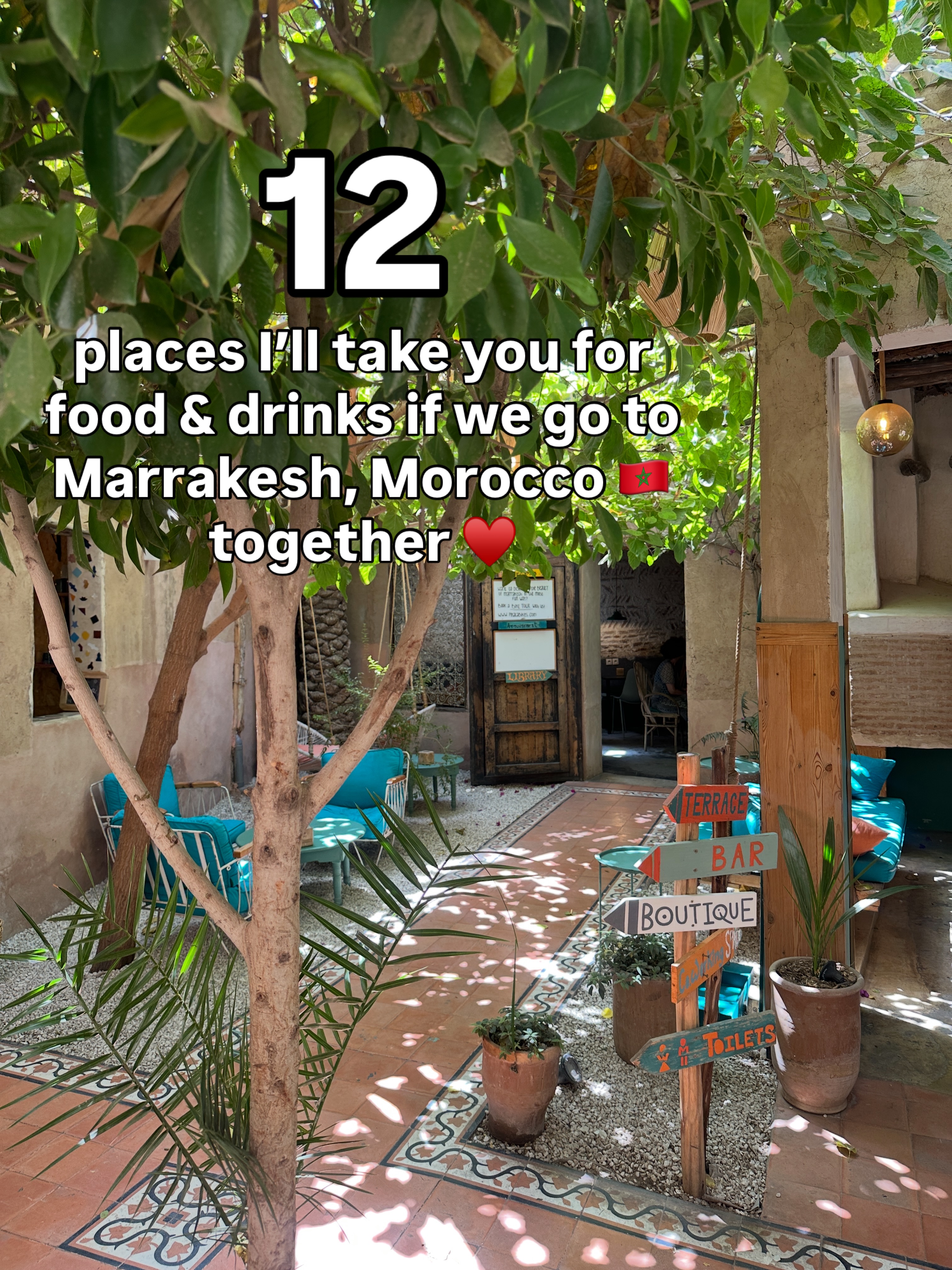 Marrakech Rooftop Dining and Drinking Spots