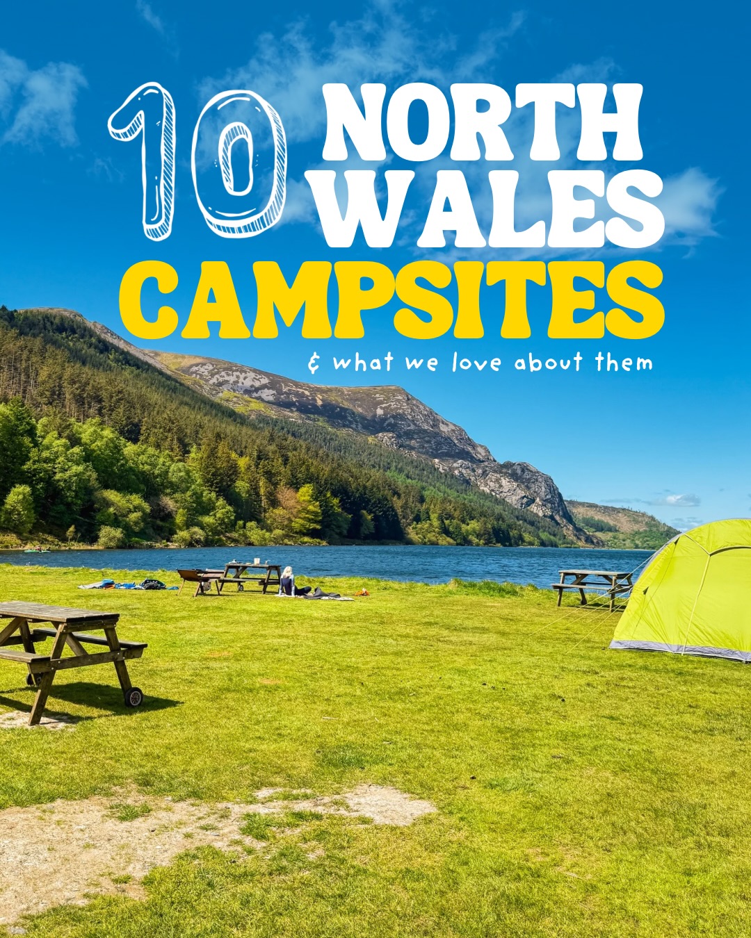 Family Campsites in North Wales With Lakeside Views