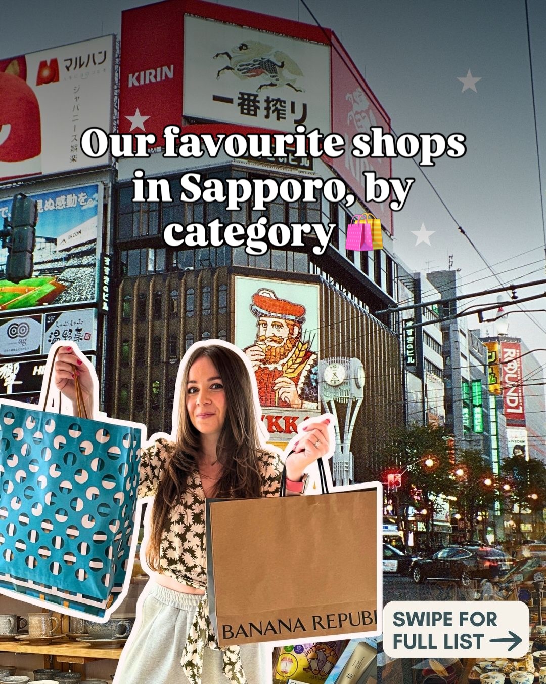 Favorite Shops in Sapporo for Various Goods