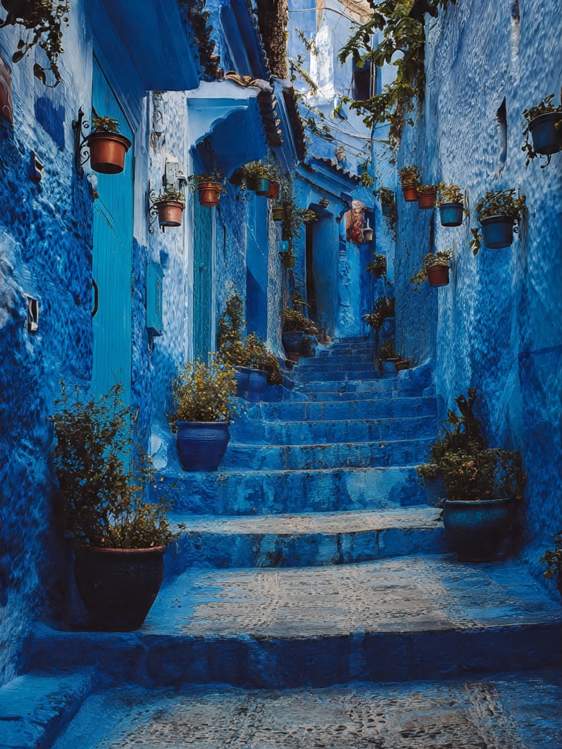 Moroccan Towns Feature Colorful Streets and Art