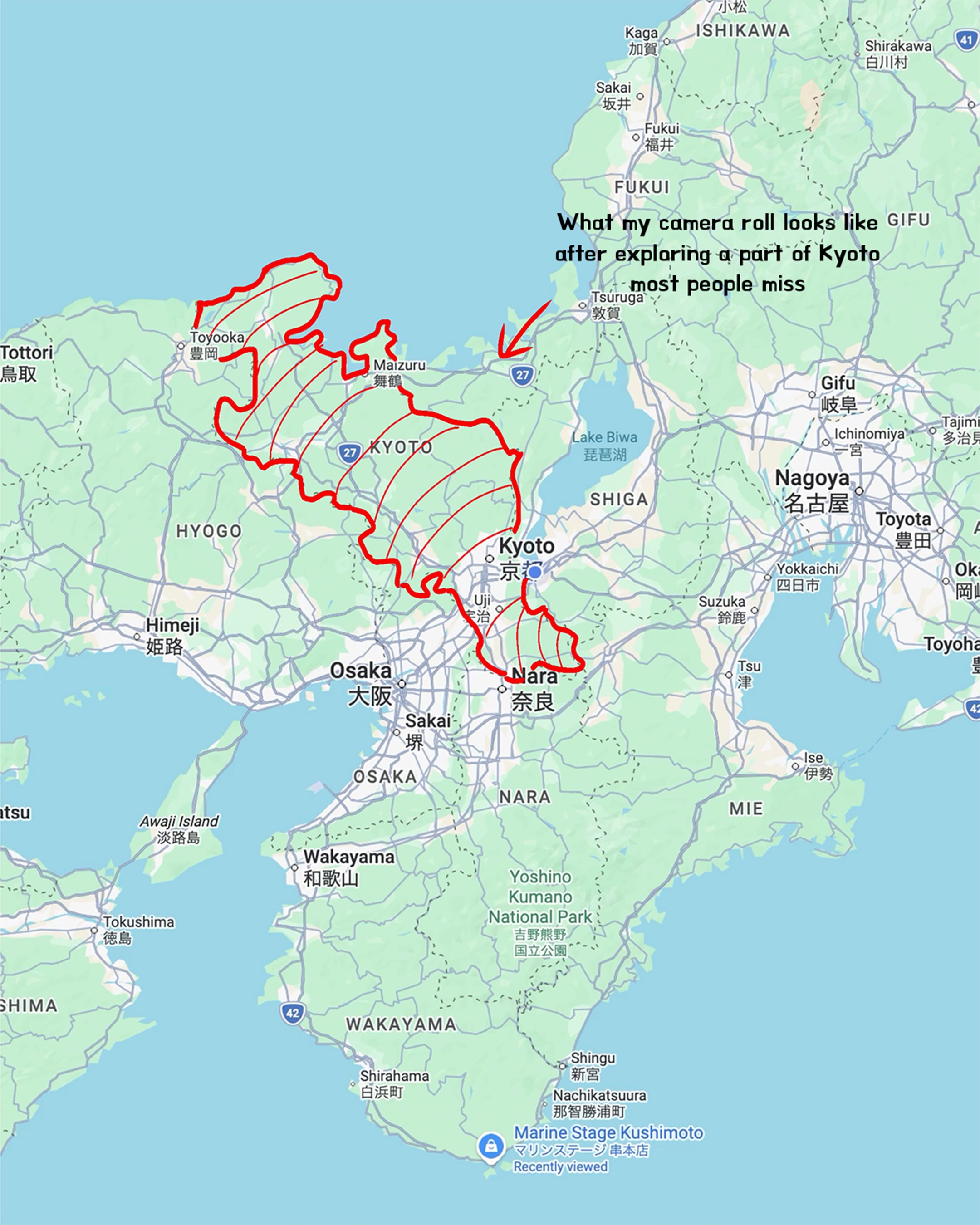 Kyoto Shrines, Temples, and Rivers