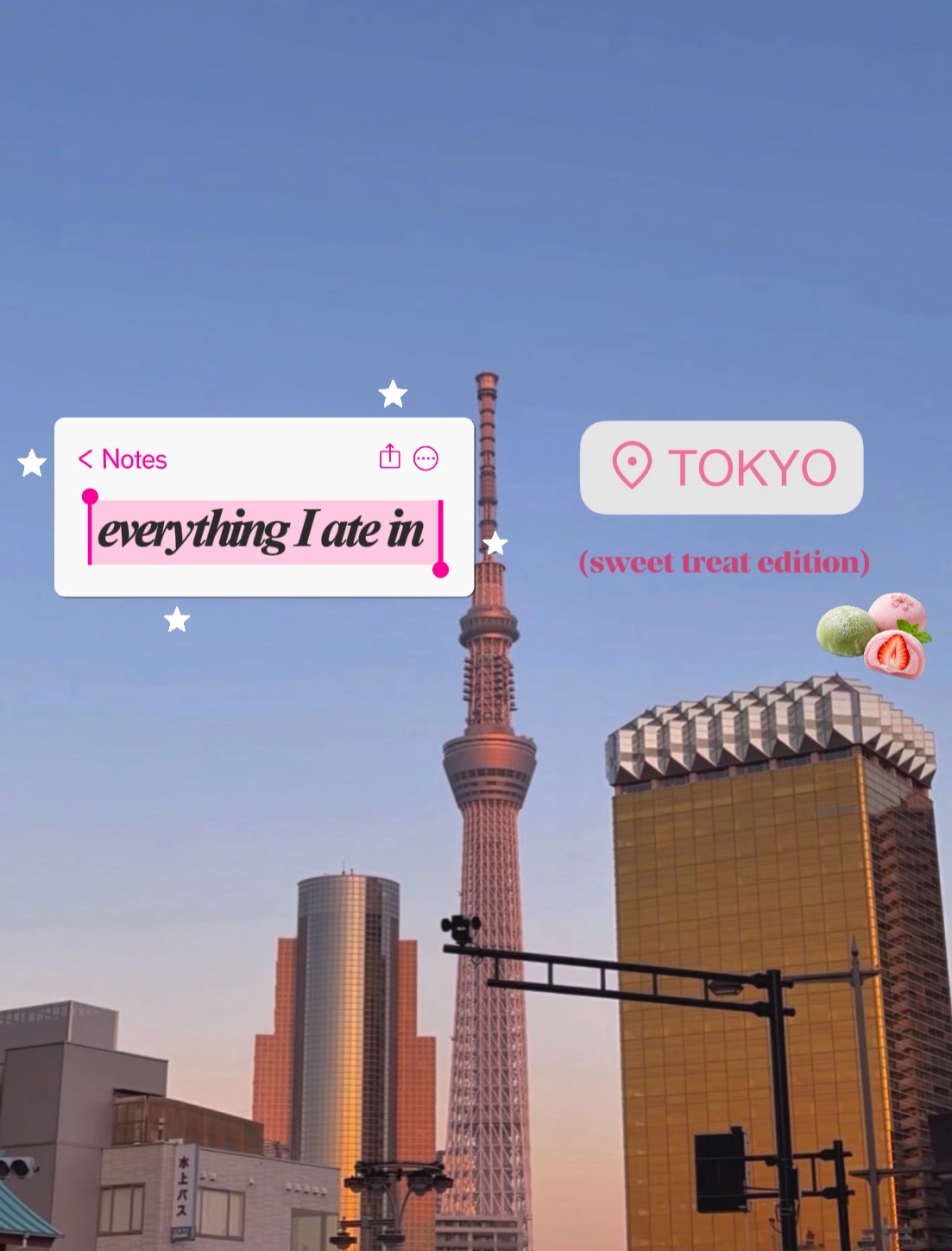 Japanese Sweet Treats From Tokyo Eateries