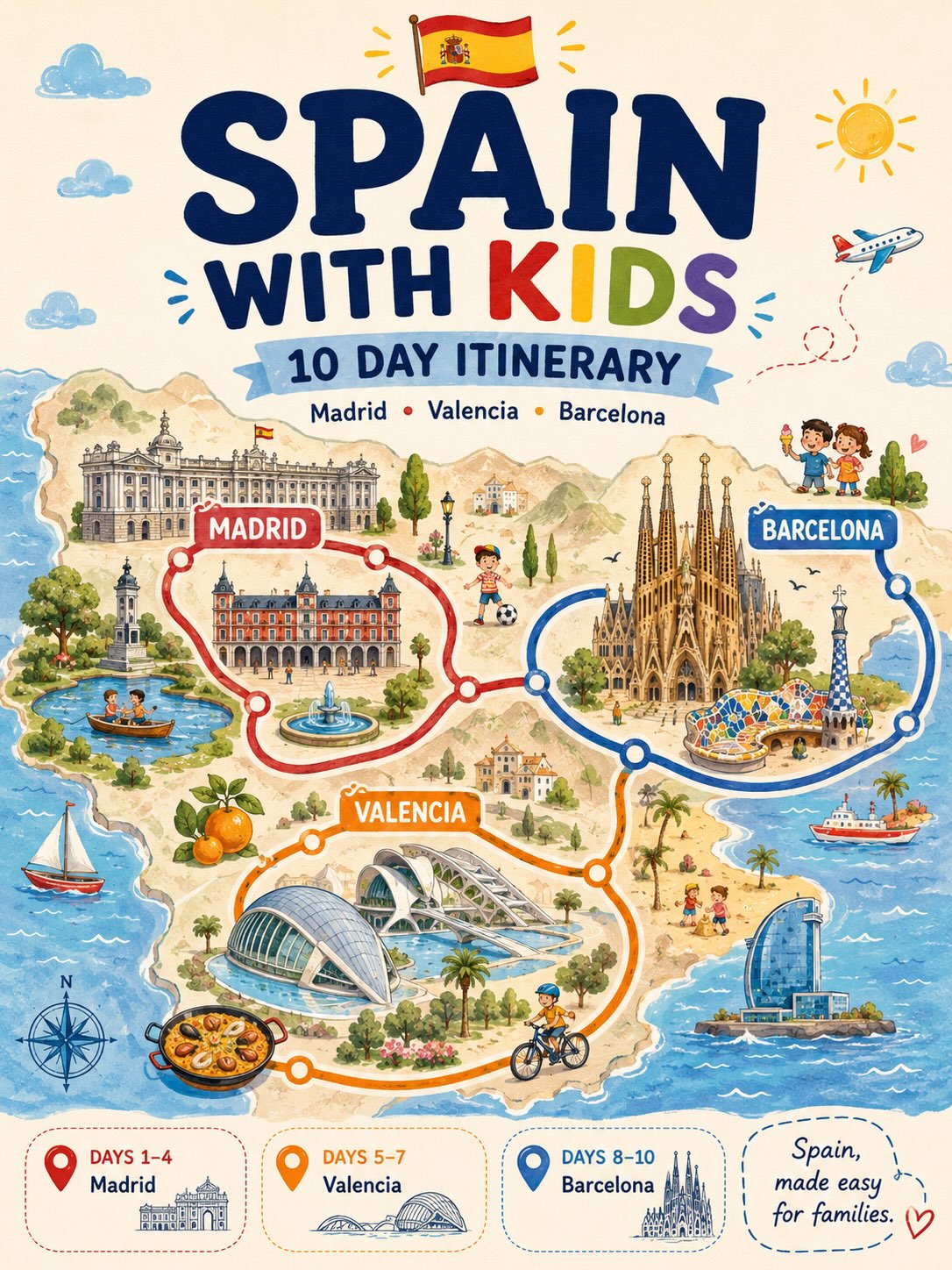 Tokyo, Madrid, and Barcelona Attractions