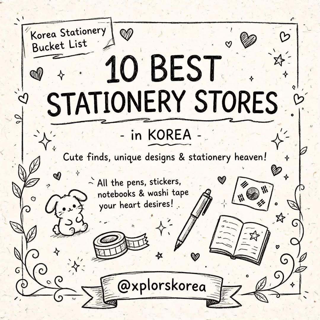 Korea's Top Stationery Stores Offer Unique Finds