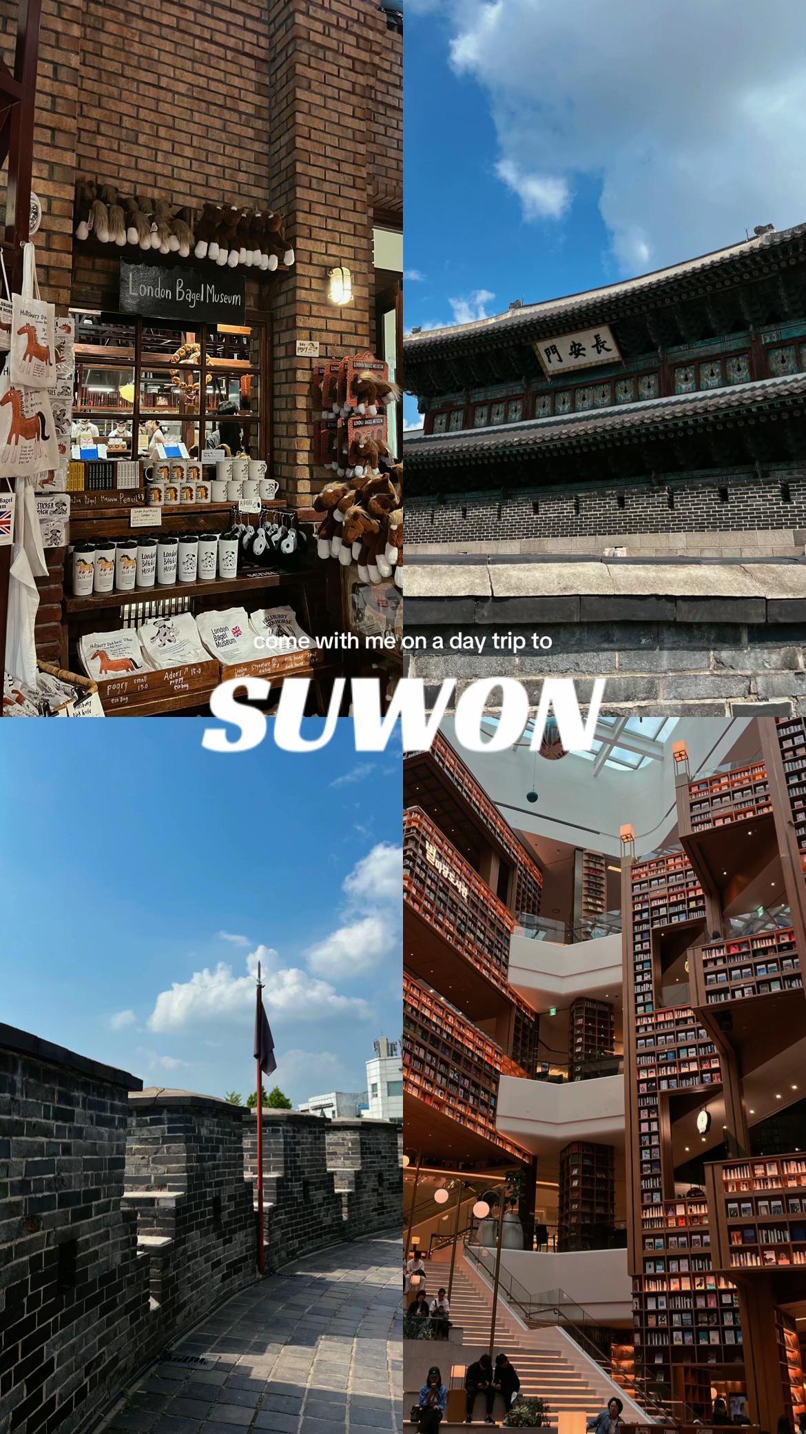 Suwon Day Trip: Fortress, Palace, Library, and Bagels