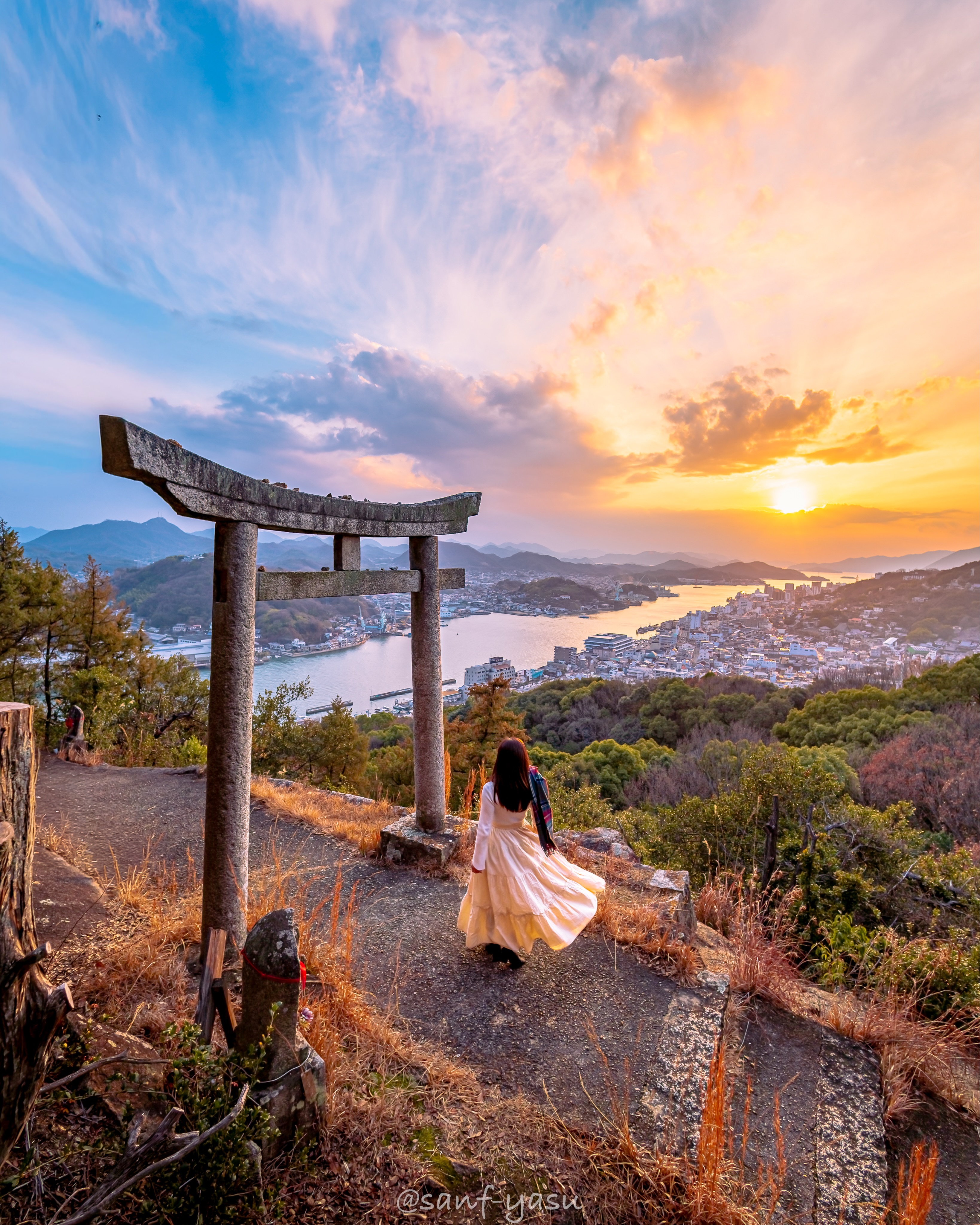 Jodojiyama's Winter Sunset Views