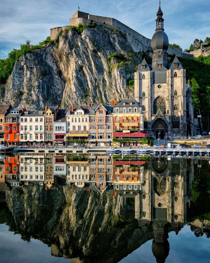 Dinant's Historic Citadel and Cathedral