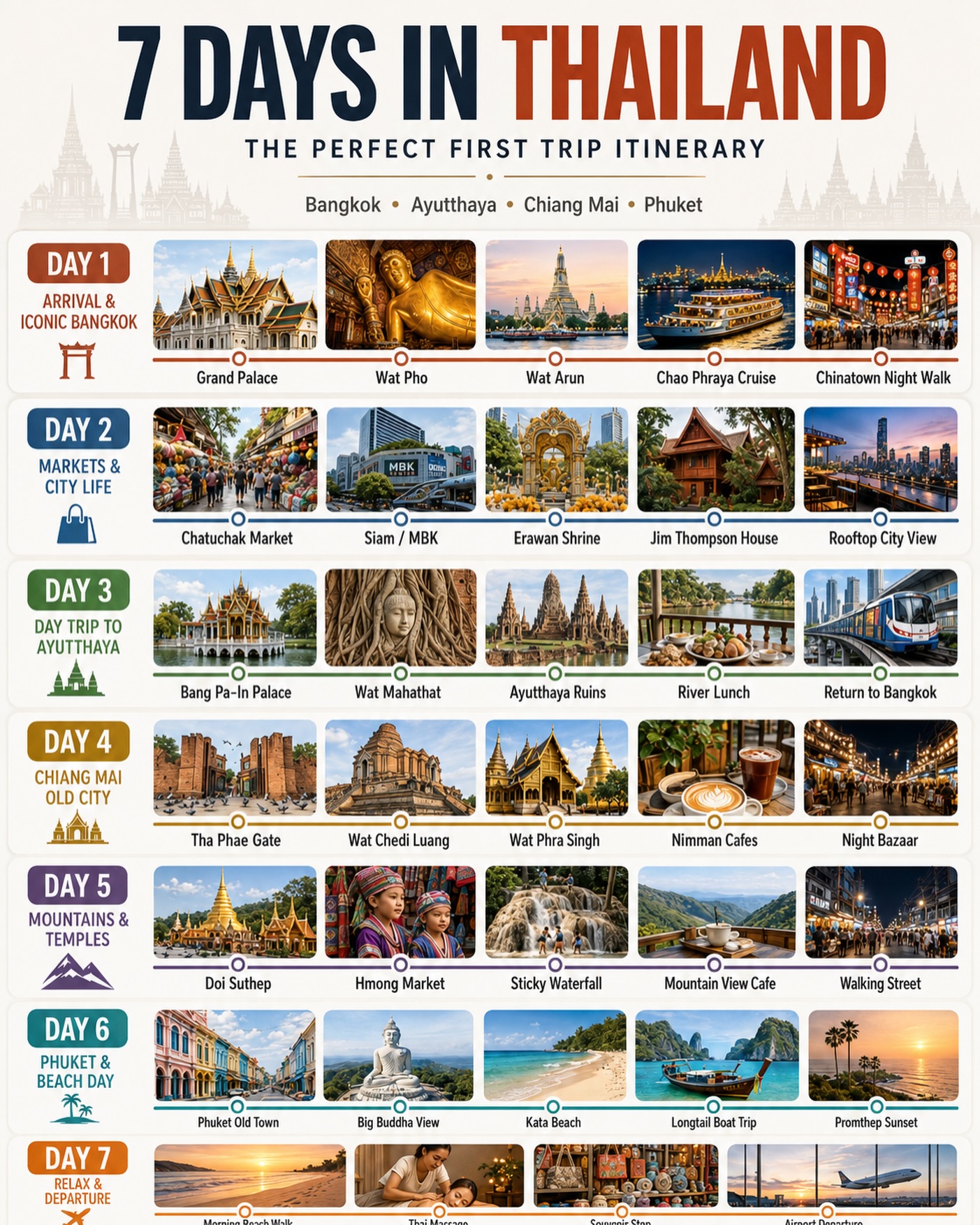18 Places in Thailand