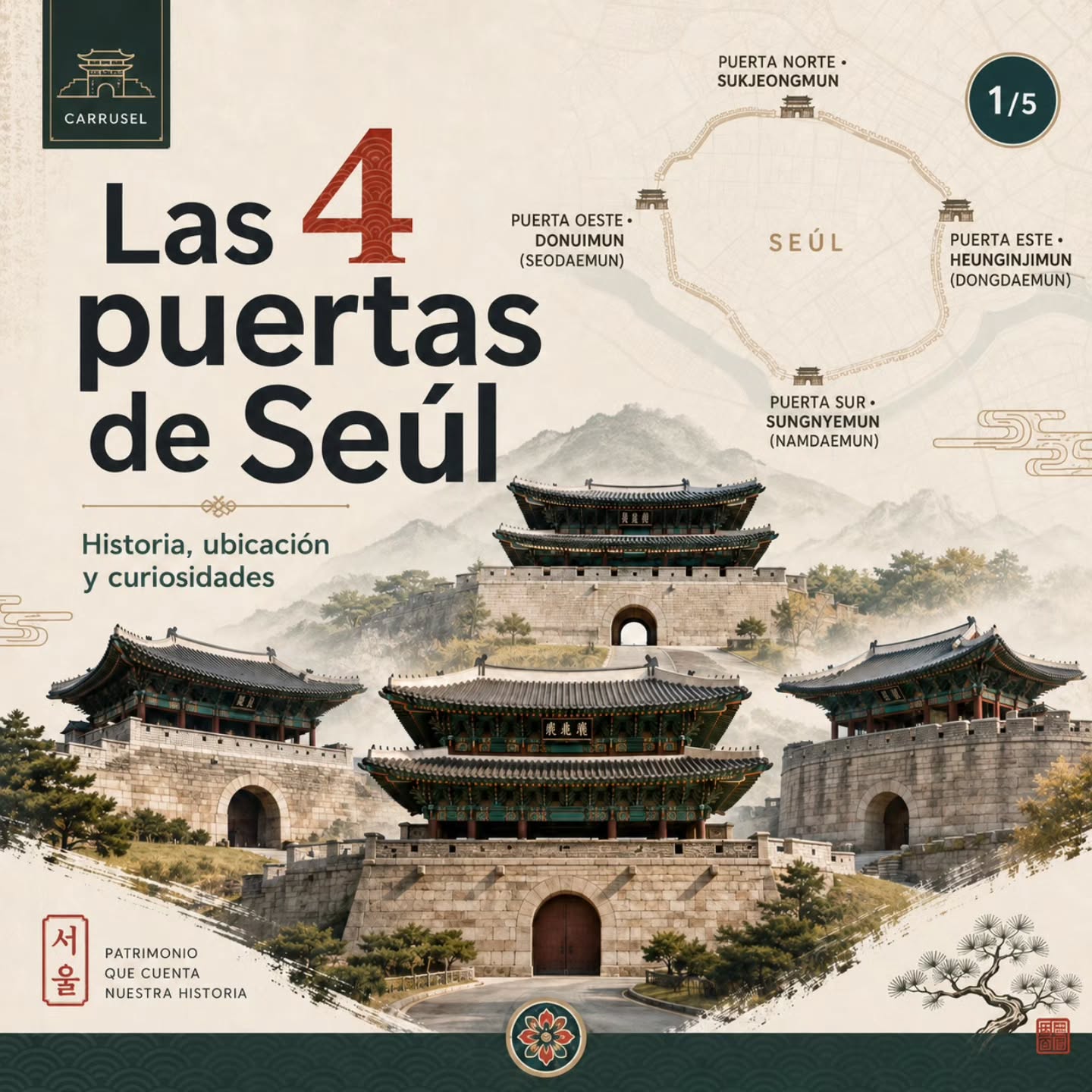 Four Great Gates of Seoul's Joseon Dynasty