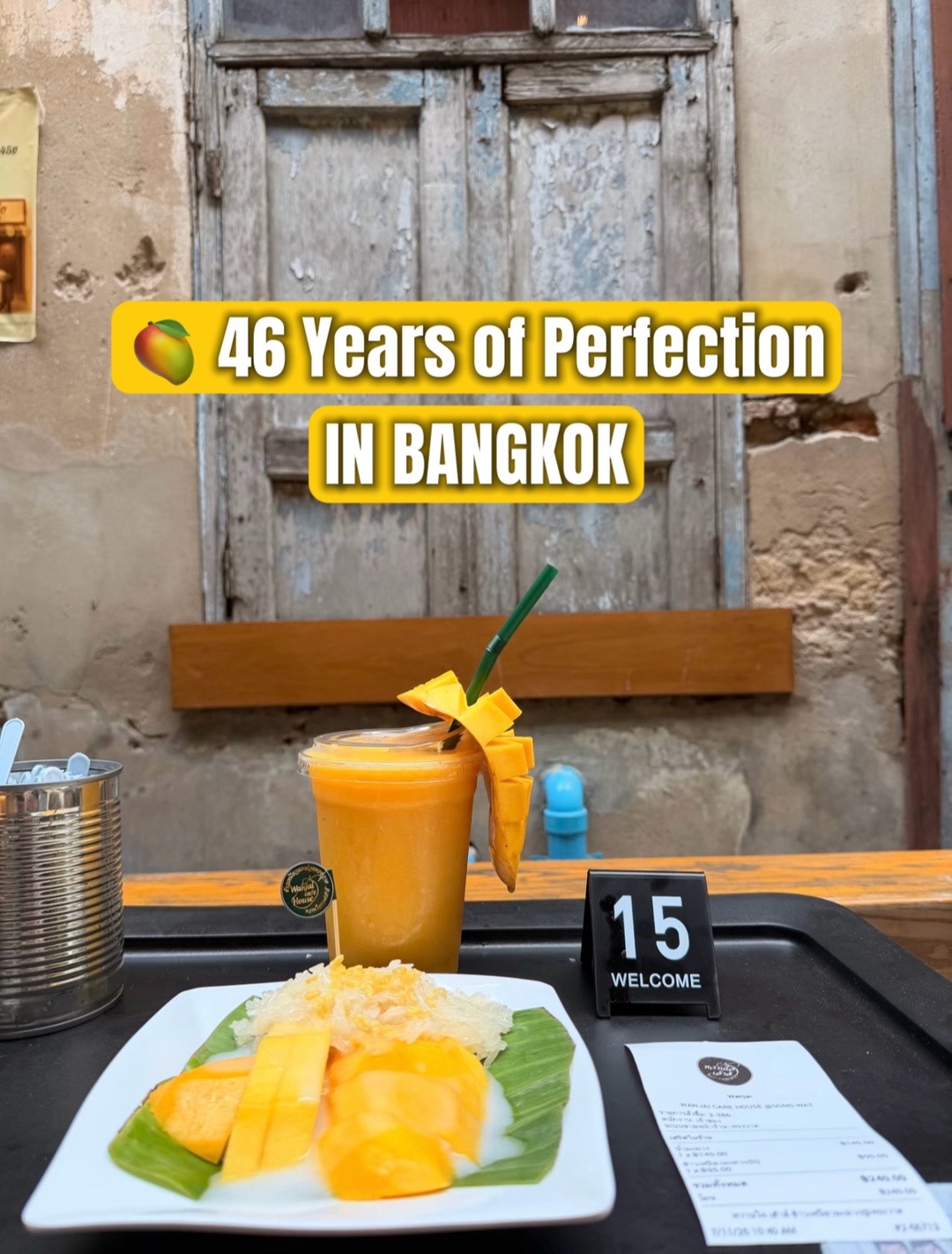 Wanjai Cafe House: Bangkok's Iconic Mango Sticky Rice