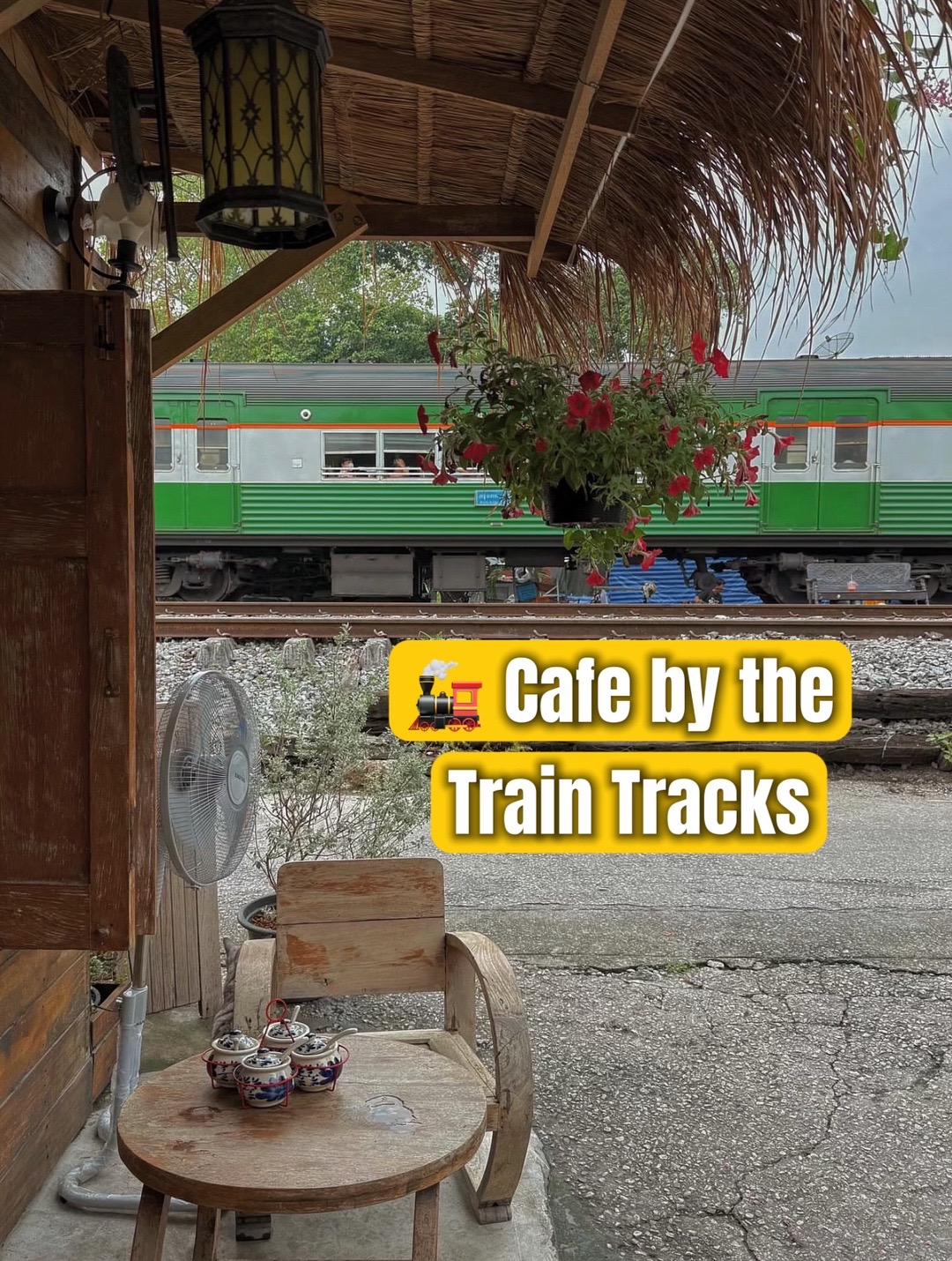 Bangkok's Cozy Railway-Adjacent Cafés