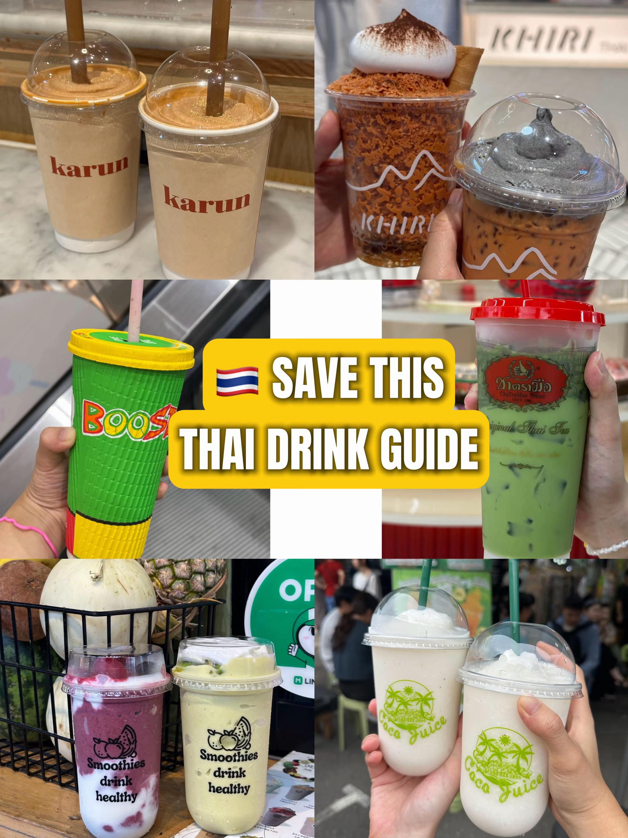 Milk Tea Spots at Bangkok Markets and Malls