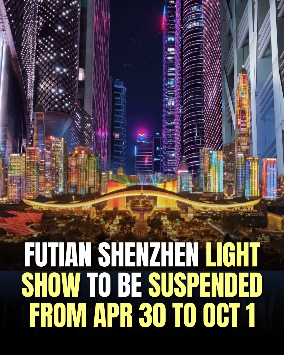 Shenzhen's Nighttime Attractions During Light Show Break