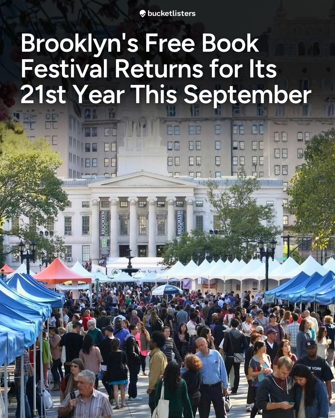 Brooklyn Book Festival Returns To Borough Hall