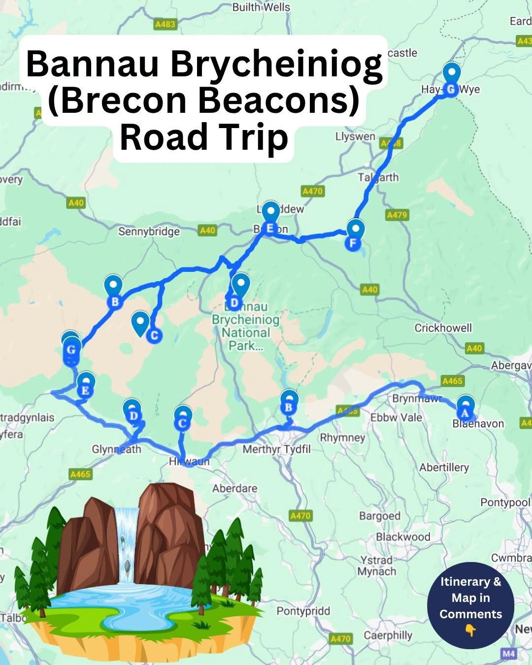 Bannau Brycheiniog Road Trip: National Park to Market Towns